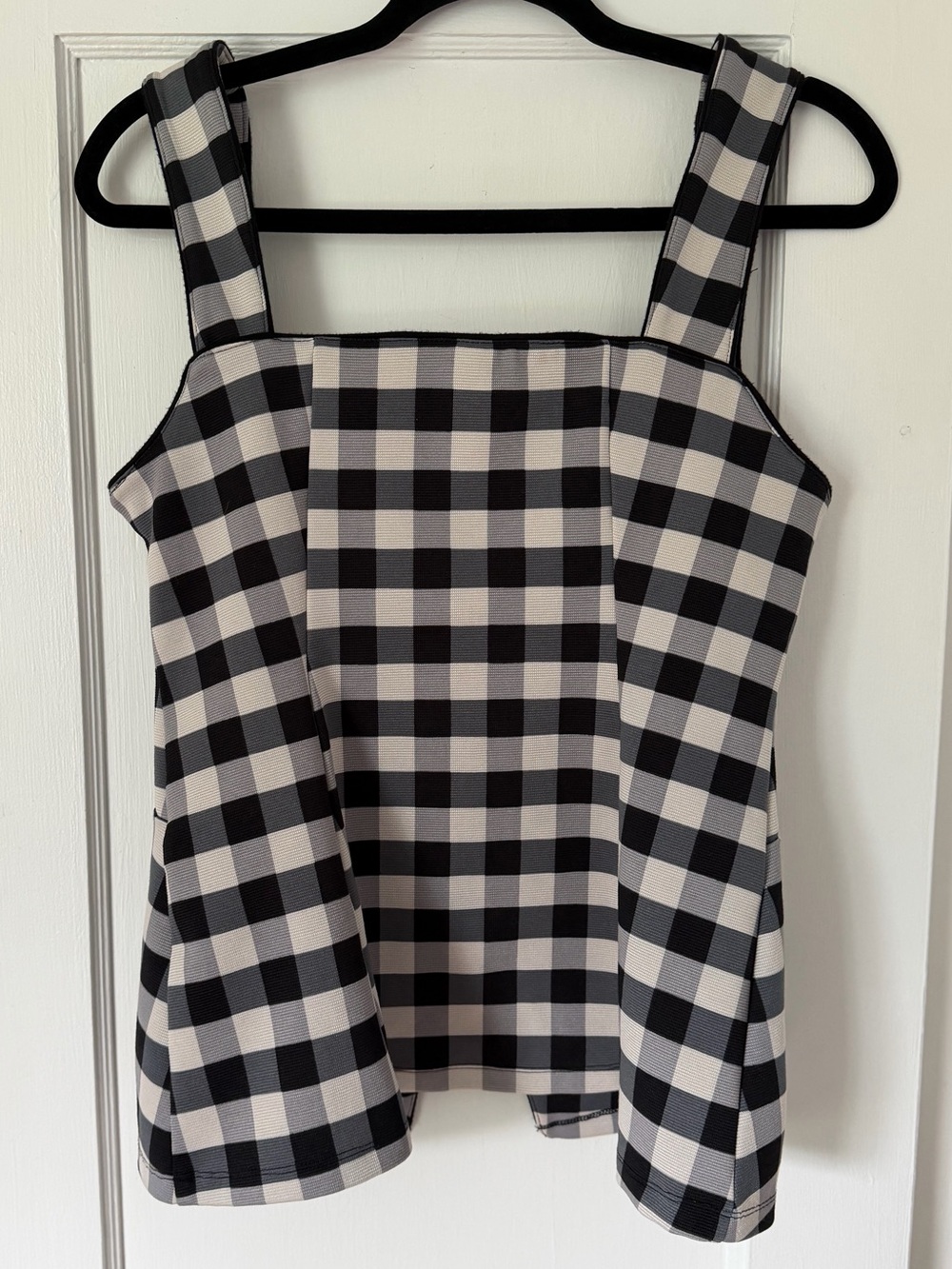 Maeve Square- Neck Button Front Structured Tank - Picture 6 of 7